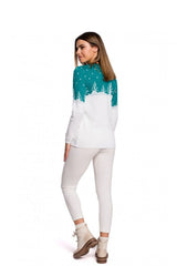 Christmas tree motif sweater