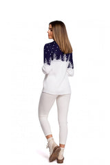 Christmas tree motif sweater