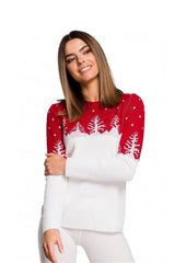 Christmas tree motif sweater