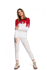 Christmas tree motif sweater