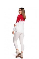 Christmas tree motif sweater