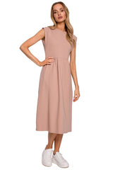 Midi length knitted day dress