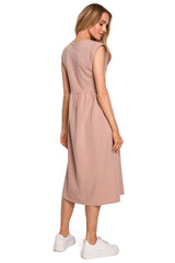 Midi length knitted day dress