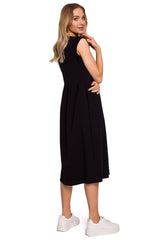 Midi length knitted day dress