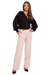 Elegant trousers with straight legs