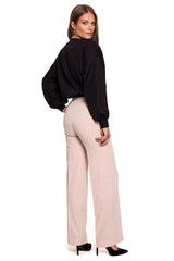 Elegant trousers with straight legs