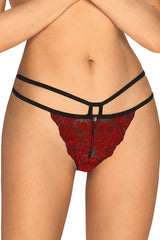 Beautiful red wine lace panties