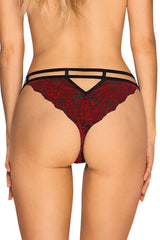 Beautiful red wine lace panties