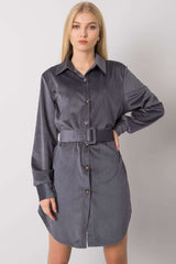 Long sleeves button-down daydress