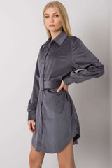 Long sleeves button-down daydress