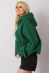 Long sleeve sweatshirt with a hood