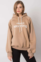 Long sleeve sweatshirt with a hood