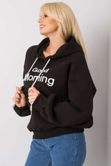 Long sleeve sweatshirt with a hood