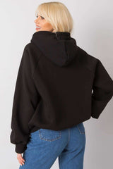 Long sleeve sweatshirt with a hood