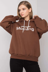 Long sleeve sweatshirt with a hood