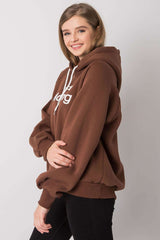 Long sleeve sweatshirt with a hood