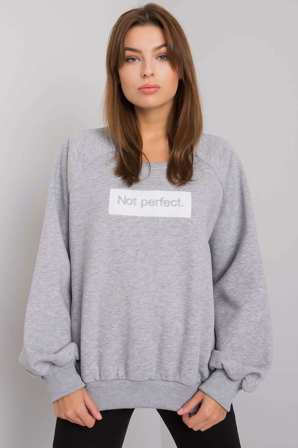 Long sleeves cotton hooded sweatshirt