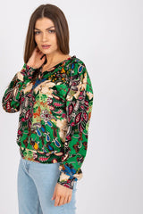 Long sleeves pattern blouse