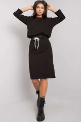 3/4 sleeves blouse and skirt set