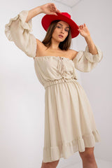 Spanish style 3/4 sleeve daydress