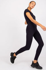 Smooth material leggings