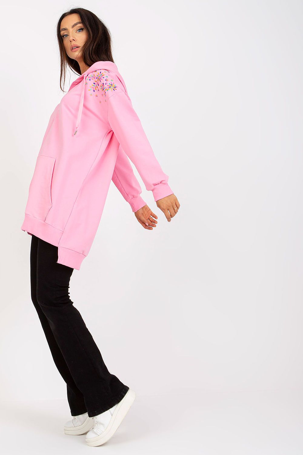 Long-sleeved Zip-up Sweatshirt Secondary image