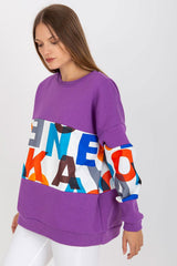 Women's sweatshirt with long sleeves