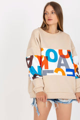 Women's sweatshirt with long sleeves