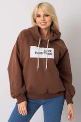 Long sleeves sweatshirt with hood