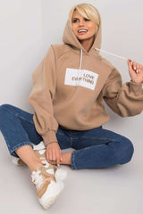 Long sleeves sweatshirt with hood