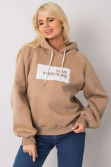 Long sleeves sweatshirt with hood