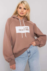 Long sleeves sweatshirt with hood