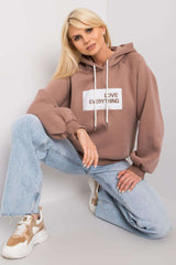 Long sleeves sweatshirt with hood