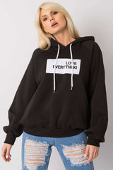 Long sleeves sweatshirt with hood