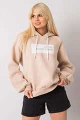 Long sleeves sweatshirt with hood