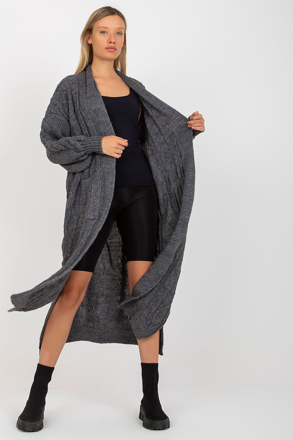 Long-sleeve Cardigan Without Fastening Secondary image