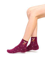 Beautiful winter-Christmas patterns socks