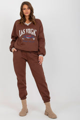 Long sleeves sweatshirt and pants set