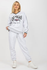 Long sleeves sweatshirt and pants set