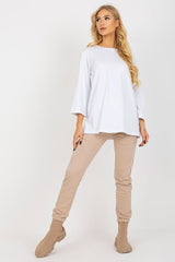 3/4 sleeves sweatshirt and pants set