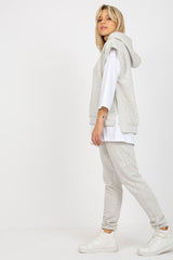 3/4 sleeves sweatshirt and pants set