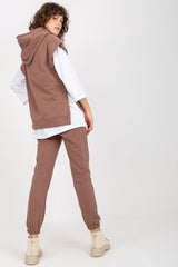 3/4 sleeves sweatshirt and pants set