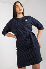 3/4 sleeves plus size pencil cut dress