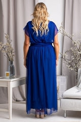Beautiful Tulle flattering cut Plus Size Maxi Dress