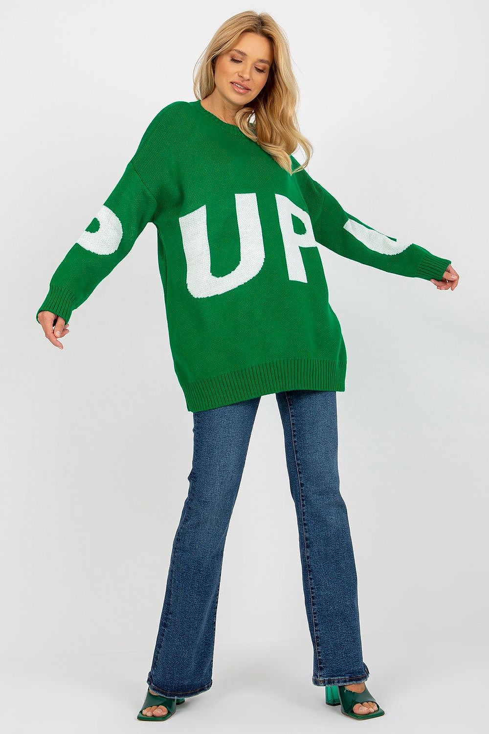Extended Cut Long-sleeve Sweater Secondary image