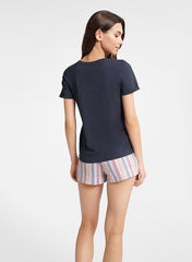 Short cotton t-shirt short Pyjamas set