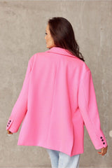 Long sleeves loose cut jacket