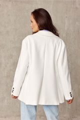 Long sleeves loose cut jacket