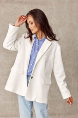 Long sleeves loose cut jacket