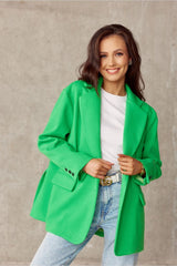 Long sleeves loose cut jacket